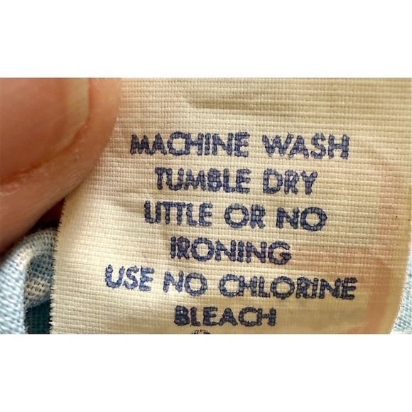 Judy Phillippine 12M vtg Blue Polka Dot Smocked baby girl classic shirt round‎ - Picture 3 of 6